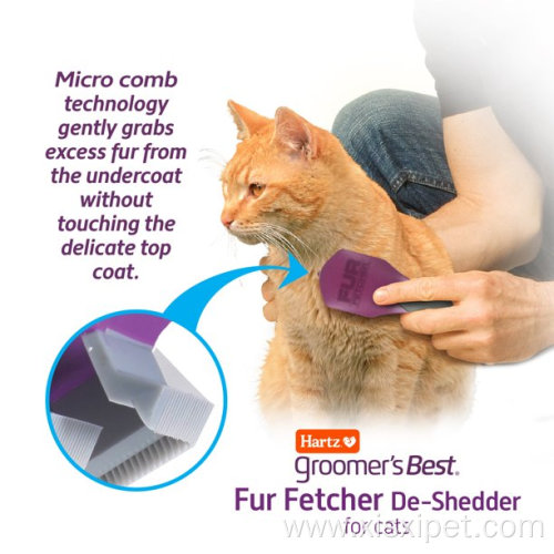 Fur Fetcher De-Shedder Grooming Tool for Cats